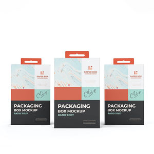 Boîtes en carton personnalisables avec languette suspendue, gaufrage, revêtement UV, pelliculage mat, boîte haut de gamme pour électronique grand public, boîte cadeau - Product Image 3