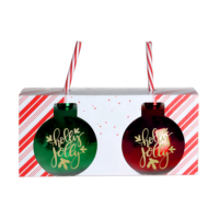 Nouvelle bouteille d'eau en verre boule de couleur au minimum avec boule de Noël en paille pour la cuisine et la boisson