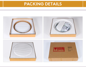 กระจกแต่งหน้า LED ทรงกลมพร้อมระบบไล่ฝ้าแบบสัมผัส กระจกแต่งหน้าติดผนังแบบมีไฟ กระจกแต่งหน้าแบบด้านเดียว - Product Image 6