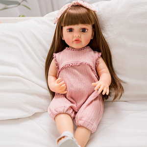 Vente en gros de poupées bébés filles mignonnes, poupées réalistes en silicone, jouets pour bébés reborn, poupées reborn - Product Image 2