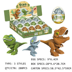 Kinder beißen Finger zusammen gebaut Dinosaurier Spielzeug oszillierende Gelenke Dinosaurier Spielzeug Kunststoff niedlichen Modell Dinosaurier Ei Spielzeug - Product Image 5