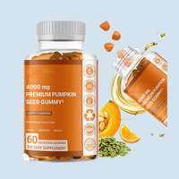 Gummies d'huile de graines de citrouille antioxydantes Haosen OEM/ODM sous marque privée - Compléments alimentaires énergisants pour adultes