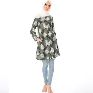Stile semplice Tpos Musulmano Donne Abbigliamento Islamico Vestito Sari Per Camicetta Tradizionale Africana Gonne