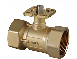 Válvula de bola de latón simple VAI61.15 PN40 para control de flujo por porciones iguales en sistemas de agua y HVAC, lista para automatización, para tubería de 50 mm - Product Image 4