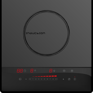 Table de cuisson à induction encastrable 3600W 2 brûleurs avec commande à glissière - Product Image 4