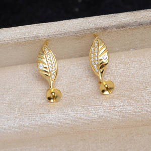 Boucle d'oreille en argent S925, motif serpent lisse, signe du zodiaque, accessoires DIY pour boucles d'oreilles pendantes tendance, support vide 5791 - Product Image 2