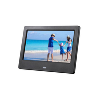 Cadre photo numérique en plastique Sudex avec écran tactile HD IPS de 7 pouces, stockage interne de 16 Mo, Wi-Fi, USB-C, lecture vidéo, lecteur de musique, horloge