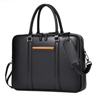 Sac à main pour homme, sacoche d'affaires souple en PU, imperméable, grande capacité, multifonction, pour ordinateur portable, prix de gros