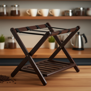 Estante para Café y Té Portátil DB Remy Luggage Rack Cappuccino, Diseño Moderno - Product Image 2