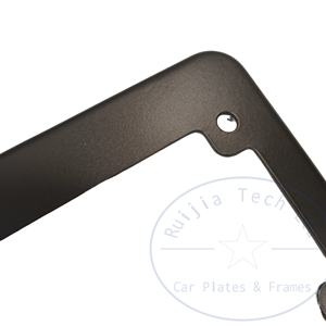 Portaplacas de Motocicleta Negro Personalizado, Cubierta de Placa de Licencia de Plástico en Blanco, Marcos de Placa de Licencia de Metal de Tamaño Pequeño - Product Image 6