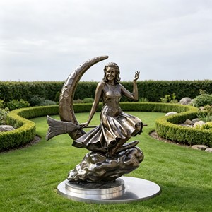Escultura Europea de Bronce del Discóbolo, Réplica Clásica de Atleta para Decoración de Hoteles y Villas - Product Image 4