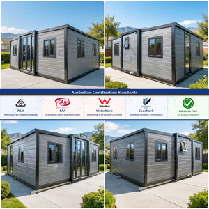Maison conteneur extensible 20, 30, 40 pieds avec structure en acier de 5 mm, design personnalisé, normes australiennes, 3, 4 ou 5 chambres, petite maison mobile, villa - Product Image 3