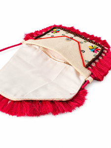 Wholesale Handmade <b>Tassel</b> Beaded Shoulder Bag Women Boho Designer Fashion Handbag OEM ODM Manufacturer - Product Image 3
