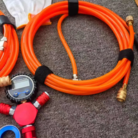 Kit de système de dégonflage de gonflage de pneu avec jauge numérique Ensembles de dégonflage de gonflage de pneu de tuyau d'air à 4 voies