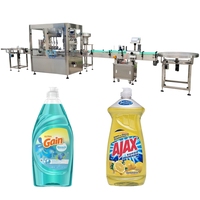 Ligne de production de machines de remplissage et de bouchage automatiques pour détergent à lessive, savon à vaisselle, pâte à vaisselle, gel