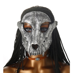 Masque d'os de mouton de crâne en mousse PU pour Halloween Cosplay mascarade carnaval fête accessoires - Product Image 1