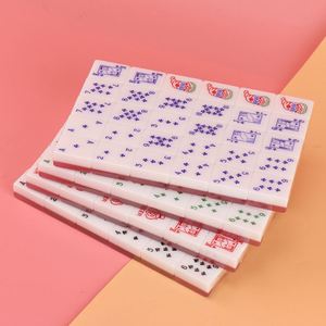 Latin American <b>Poker</b> Mahjong <b>Set</b> Melamine Acrylic Creative Custom Pattern Hand Play Table Game for South America - Product Image 4