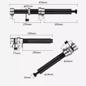 Outils de démontage d'amortisseurs hydrauliques à commande manuelle universels en acier, compresseur de <span class=keywords><strong>ressort</strong></span> de jambe de force pneumatique - Product Image 6
