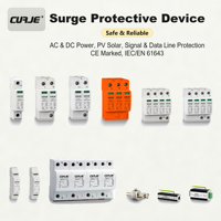 Dispositif de protection contre les surtensions CUAJE OBV5-B80 2P 275V 80kA SPD Rail DIN Protection contre les surtensions AC IEC/EN 61643-11