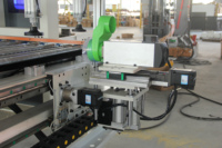 Machine à tenonner automatique CNC Trans-U industrielle à alimentation continue, haute précision, avec moteur à roulement, pour charnières de porte en bois