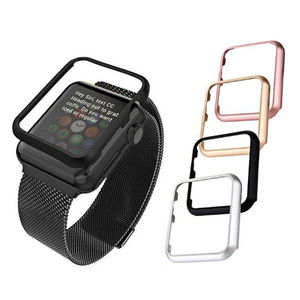 For Apple Watch Series 7 45mm Electroplating Hard PC Watch Case Anti-fall  Protective Cover - Transparent Wholesale