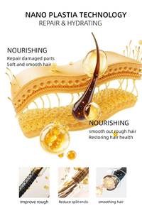 Champú de Nanoplastia con Botox y Biotina al por Mayor, Tratamiento <span class=keywords><strong>Post</strong></span>-Queratina para Reparación del Cabello Dañado y Tratado Químicamente, 1000 ml - Product Image 5