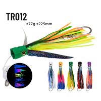 Leurre de pêche en haute mer TR012, imitation de poisson volant réaliste, hameçons ABS, réfléchissant aux UV, pêche en mer, appât vivant, thon