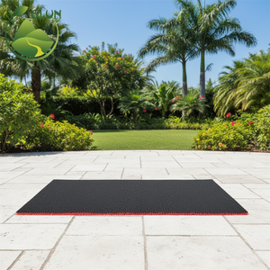 Césped Artificial Delgado Personalizado Directo de Fábrica, Alfombra Roja Artificial, Césped Artificial Ignífugo para Paisajismo - Product Image 1