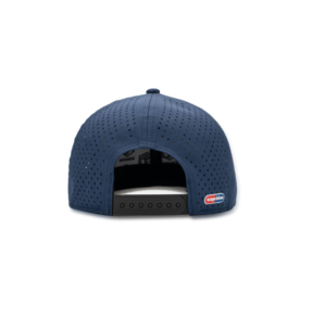 Casquette de golf perforée TCAP China Custom à 6 panneaux avec logo en caoutchouc, imperméable et découpée au laser - Product Image 4