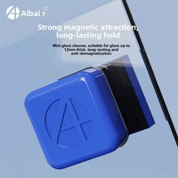Brosse de nettoyage magnétique A+ pour aquarium, mini nettoyeur de verre à aimant puissant, grattoir à algues, nettoyeur d'aquarium