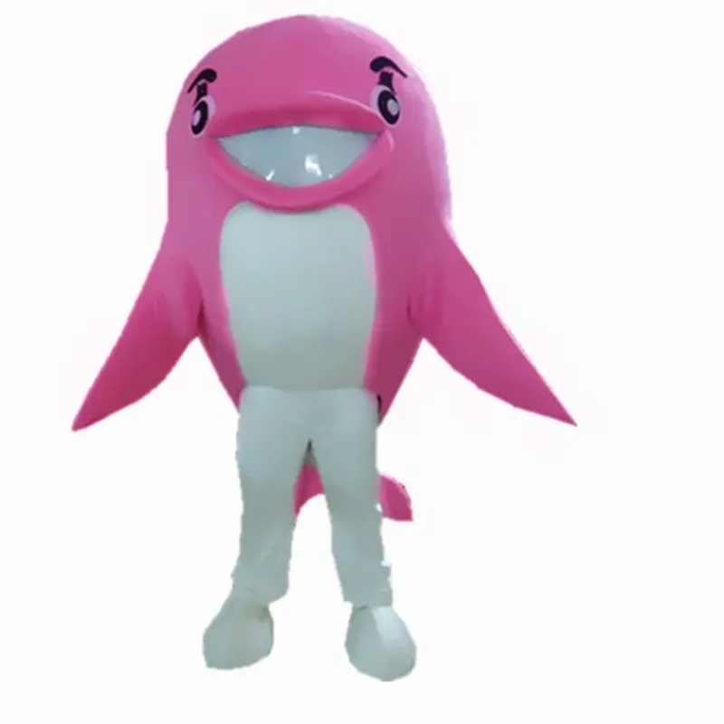 Delfín Rosa trajes de la mascota/cosplay disfraces para adultos