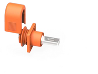 Connecteur de stockage d'énergie de batterie de prix usine 20 50A borne à prise rapide connecteur de câble de stockage d'énergie Orange ignifuge
