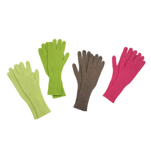 100% ผ้าแคชเมียร์แท้ยาวไร้รอยต่อสำหรับเดินทางในฤดูหนาวถุงมืออเนกประสงค์แบบสอดเข็ม - Product Image 2