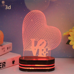 Exquisite 3D Night Light Bedroom Decoration Lights Novelty Pattern Elk Christmas Theme Birthday Gift - Product Image 5