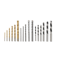 RISING Kit de 50 forets hélicoïdaux en carbure HSS à changement rapide, tige droite, entièrement rectifiés pour le perçage du métal, du béton et de la maçonnerie