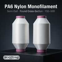 Fil monofilament en nylon semi-terne 30D résistant 1F pour la fabrication de mailles mates durables et de rubans
