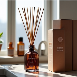 Clear Reed <b>Diffuser</b> Glass <b>Bottle</b> Bulk Wholesale OEM Custom Logo High Quality Home Fragrance Aromatherapy Decoration - Product Image 2