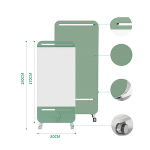 Roydaa, diseño moderno, tablón de anuncios acústico PET móvil, reciclable, repetible, para espacio de trabajo de oficina, Panel de pantalla acústica - Product Image 2
