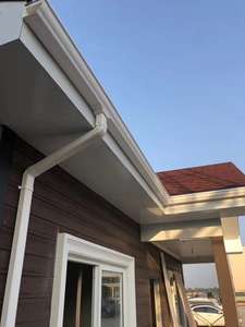 강철 루핑 물 거터 기계 기어 엔진 모터 롤 형성 빗물 수집 금속 지붕 거터 성형 기계 - Product Image 5