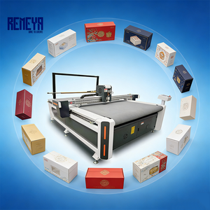 Cortadora Vibratoria CNC REMEYA de Alta Velocidad para Cartón Corrugado, Máquina de Corte y Plegado de Formas Personalizadas - Product Image 1