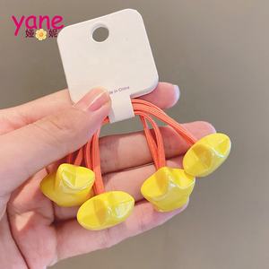 マルチカラー ダブルスター ハート ポニーテールホルダー <span class=keywords><strong>2</strong></span>個入り ゴムバンド 女の子用 - Product Image 5