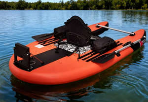 <span class=keywords><strong>Canoa</strong></span> Kayak Inflable Portátil de 1 o 2 Plazas para Rafting, Pesca, Apta para Motor - Product Image 6