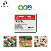 Bohang DJ-WP0290BWR Solución para Supermercados ESL Etiqueta de Precio Digital BLE Sistema de Etiqueta Electrónica para Estantería con NFC y Papel Electrónico