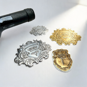Etichette Adesive in Metallo Dorato OEM per Barattoli di Candele, Decorazione di Lusso per la Casa, Etichette per Confezioni di Candele in Cera di Soia - Product Image 6