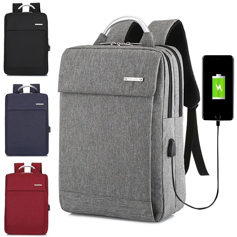 Custom High Quality Business Waterproof mochilas Backpack anti theft men smart Travel luxury usb bagpack Laptop bags