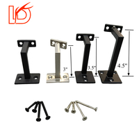 Support de main courante en alliage de zinc de haute qualité, design simple, installation facile, pour escalier intérieur et extérieur, vente en gros