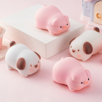 Jouet anti-stress créatif en forme de cochon, boule anti-stress craquant et moelleux, jouet de bureau anti-stress, blocs de construction moelleux, cadeau de fête, boîte surprise, vente en gros