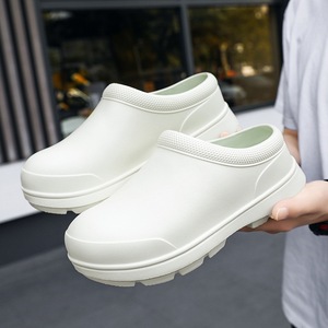 Chaussures de chef respirantes pour hommes, antidérapantes, imperméables, respirantes, pour la maison et la <span class=keywords><strong>restauration</strong></span>, pantoufles confortables pour le travail - Product Image 4