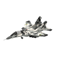 Ukrayna Mig-29 "hayalet kiev"-1/35 savaşçı yapı taşları savaş uçağı tuğla uçak oyuncak çocuk hediyeler için