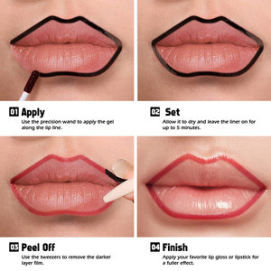 Crayon à lèvres liquide peel-off longue tenue 24h avec logo personnalisé, waterproof, hydratant, anti-transfert, minéral, application facile, effet naturel - Product Image 5